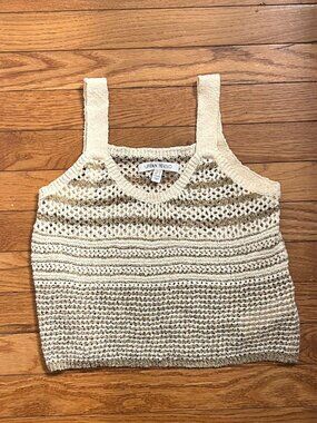 NEW Nordstrom CROPPED sweater tank VEST SIZE 4 BY URBAN REVIVO